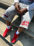 “Let Your Faith Lead” Plaid Waistband Shorts