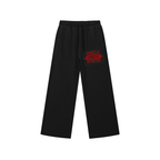 “Property Of Christ Snow” Washed Raw Edge Sweats