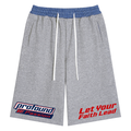 “Let Your Faith Lead” Plaid Waistband Shorts