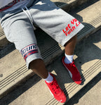 “Let Your Faith Lead” Plaid Waistband Shorts