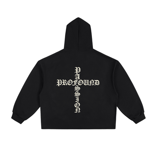 “Believer University” Oversized Drawstring Hem Hoodie