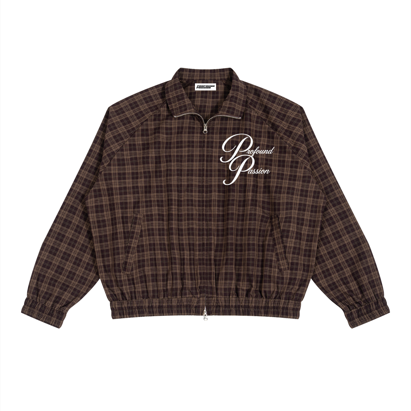 “Property of Christ” Plaid Track Jacket