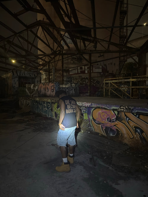 "Die Daily" Cutoff Tee
